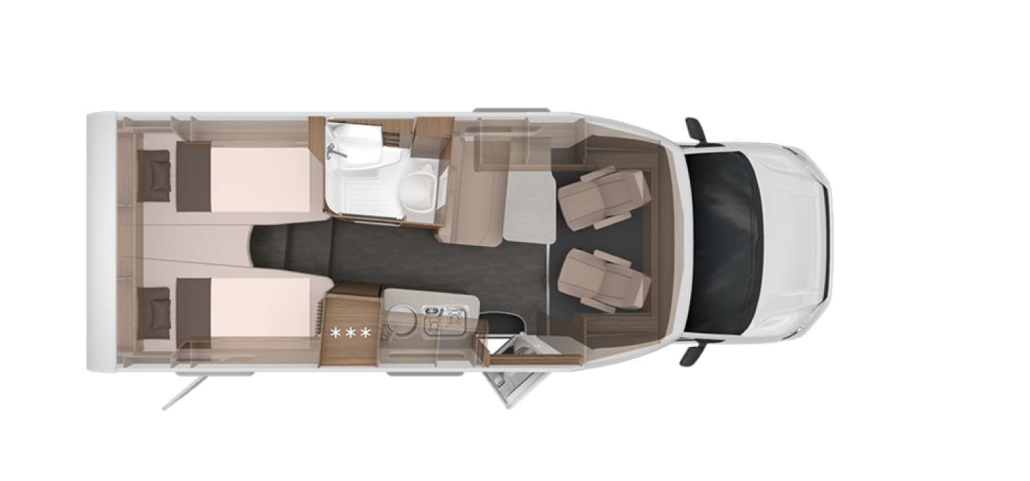 KNAUS VAN TI VANSATION (VW) 2024 Grundriss 640 MEG